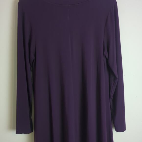 90's Revival Soft Modal Cowl Neck Shirt Dress Women's Size Medium - Picture 7 of 8